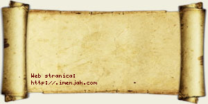 Milkana Perošević vizit kartica